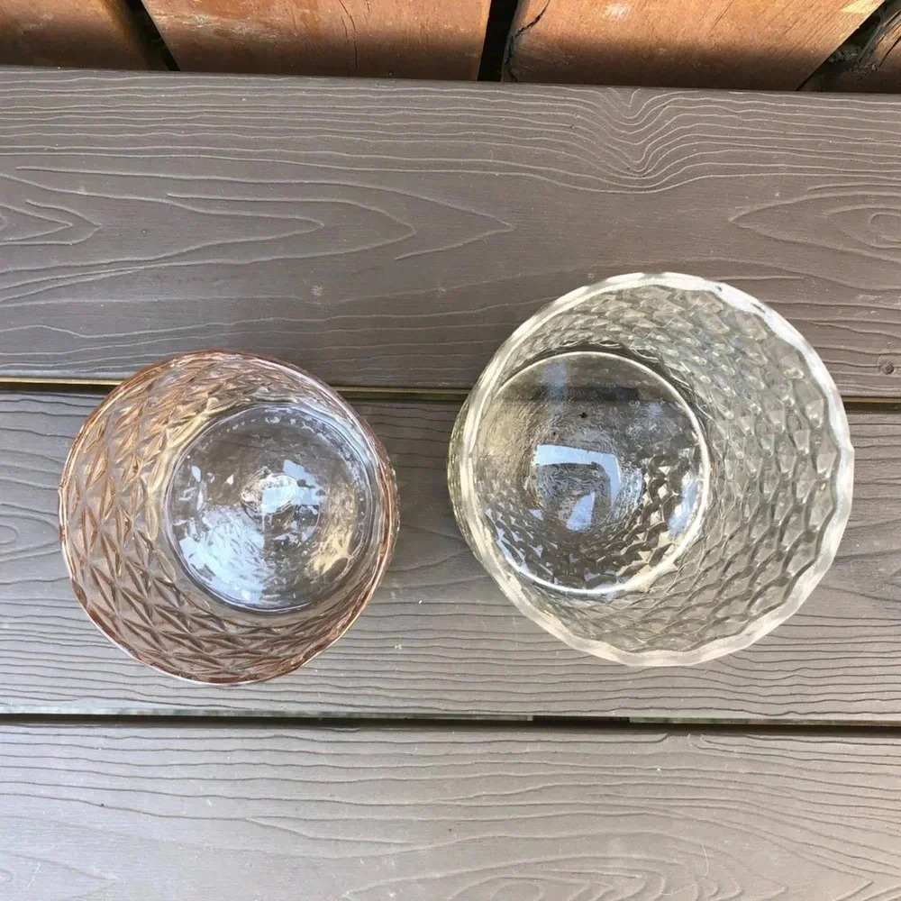 Patterned  Glass Candleholders - Picture 5 of 8
